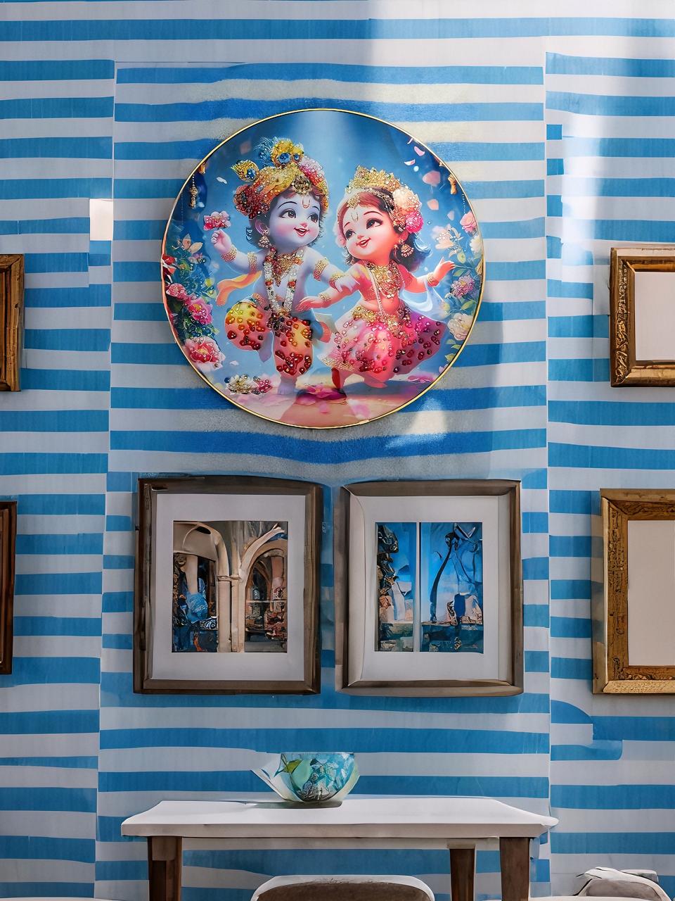 Radha Krishna Wall Art.
