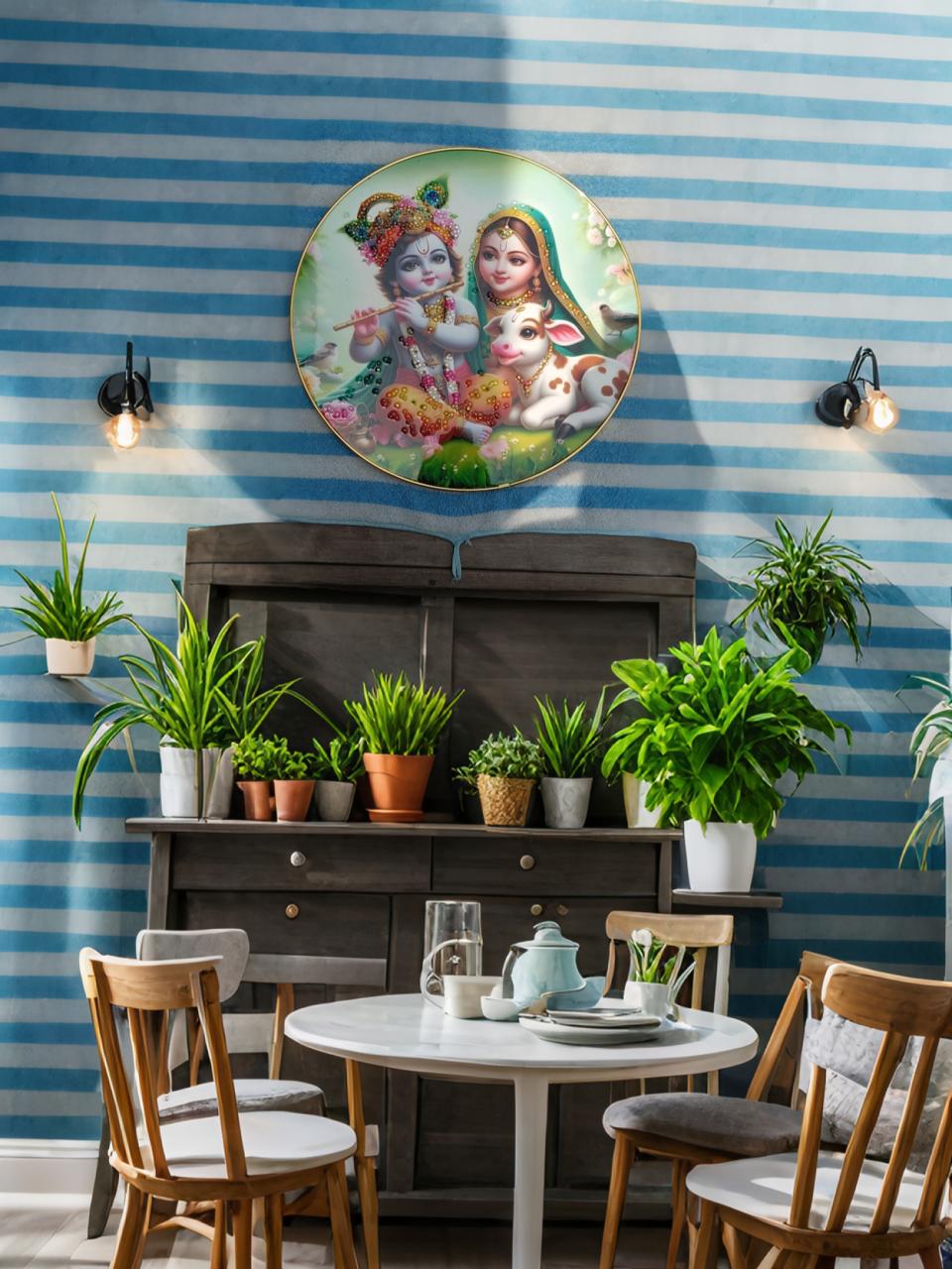 Radha Krishna Wall Art.